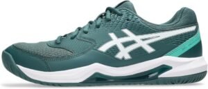 ASICS Resolution 8 Tennis Shoes for Fast Courts for Man White Blue