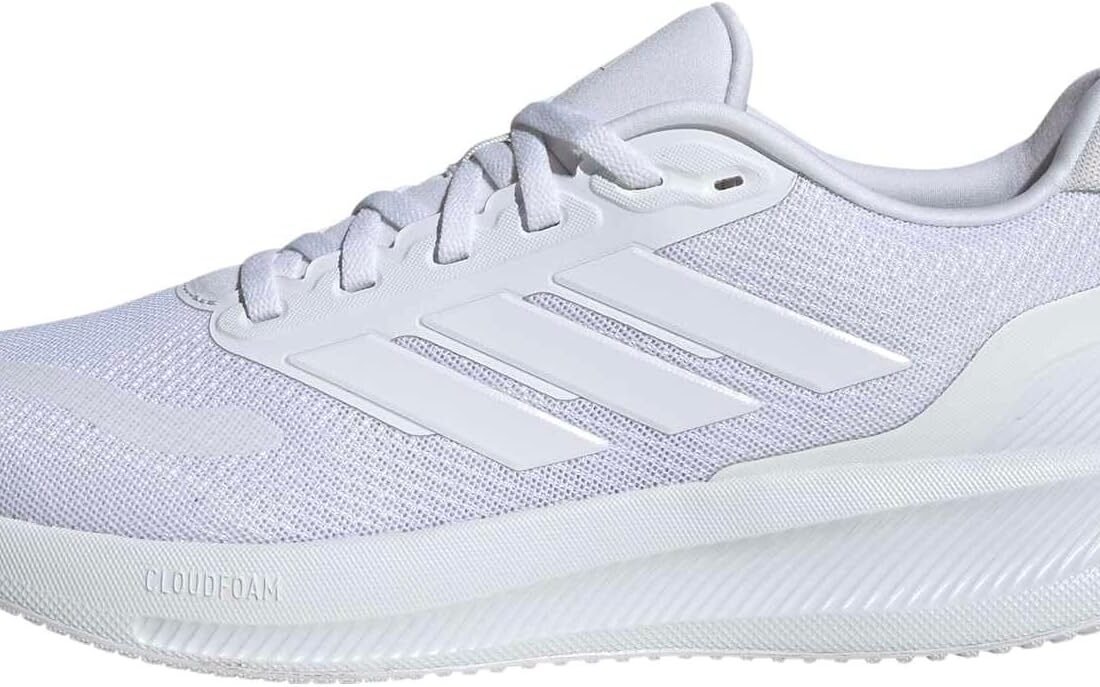 adidas Men's Runfalcon 5 Running Shoes, Cloud White/Cloud White/Cloud White, 8 UK